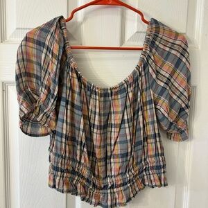 American Eagle loose neck top top